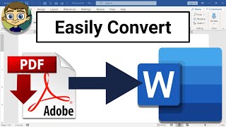 Easily Convert PDFs to Microsoft Word Format [upl. by Aisyat]