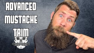 A Big Mustache Trim  Advanced Technique for Beginners [upl. by Inkster862]