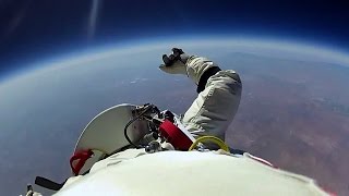 Jumping From Space  Red Bull Space Dive  BBC [upl. by Catlin]