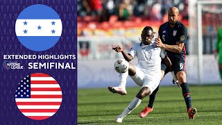 Honduras vs USA Extended Highlights  Concacaf Nations League Semifinal  CBS Sports Golazo [upl. by Htebsil]