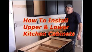 How To Install Kitchen Cabinets [upl. by Hatfield]