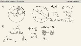 Planimetria  powtórka do matury podstawowej [upl. by Macilroy705]