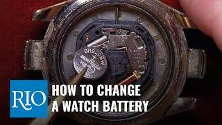 How to Change a Watch Battery [upl. by Wilhelm]