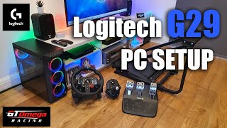 How To Setup Logitech G29 Racing Steering Wheel On A PC [upl. by Barney]