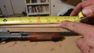 Measuring Shotgun Barrels for Legality [upl. by Lednik910]