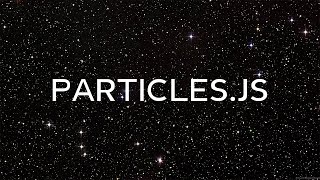 Create a dynamic background with ParticlesJS [upl. by Aggy480]