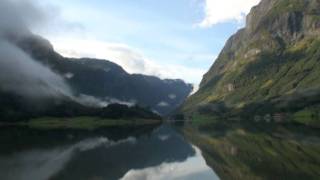 FJORDS Norway  Experience the Nærøyfjord in 3 minutes [upl. by Ahsetel108]