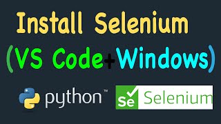 Installation of Selenium using Visual Studio Code on Windows using pipenv [upl. by Adnirim596]