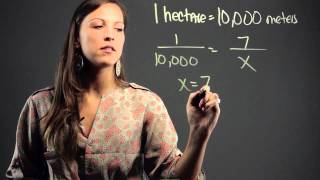 How to Convert Hectares to Meters  Math Education [upl. by Nilatak]