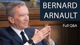 Bernard Arnault  Full QampA  Oxford Union [upl. by Enegue]