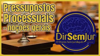 Pressupostos Processuais  noções gerais Novo CPC [upl. by Sined]