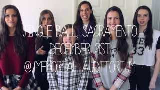 Cimorelli Sacramento Jingle Ball and Merchandise announcements [upl. by Ailaroc]