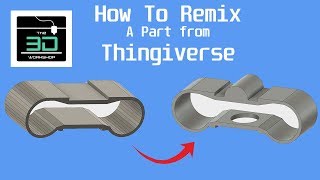 How to Remix a Part from Thingiverse  CAD Design for 3D Printing [upl. by Bael730]