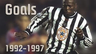 Faustino Asprilla ► ● 19921997 goals and skills  NEW CASTLE UNITED [upl. by Aneed773]