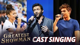 The Greatest Showman Cast REAL Singing Voice [upl. by Werna]