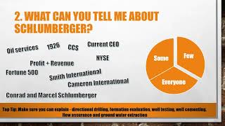 Top 5 Schlumberger Oil Services Interview Questions and Answers [upl. by Godwin891]