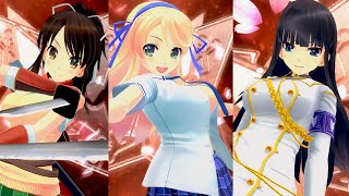 ALL SHINOBI TRANSFORMATION  Senran Kagura Burst ReNewal [upl. by Llert]