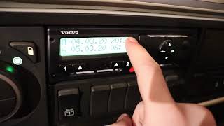 Trucker Jay in the UK Manual Entry the easy explanation Digital Tachograph [upl. by Doughman]