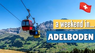 ADELBODEN SWITZERLAND  A weekend in Berner Oberland – Fall Foliage  a GIANT Swing [upl. by Nort]