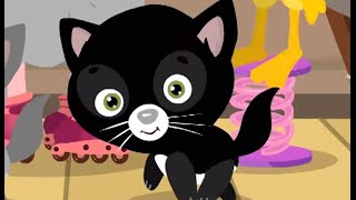 Three Little Kittens  Animal Songs for Children in English [upl. by Anelak264]