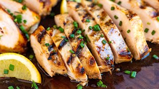 Perfect Juicy Grilled Chicken Recipe [upl. by Silvano]