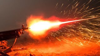 4K EPIC Machine Gun Night Shoot at the Knob Creek Gun Range [upl. by Im]