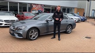 MercedesBenz E300 de  EQ Power pluginhybrid Driving Review [upl. by Luwana347]