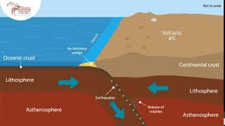 Convergence oceanic and continental crust [upl. by Glick478]