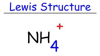 NH4 Lewis Structure  Ammonium Ion [upl. by Anoniw724]