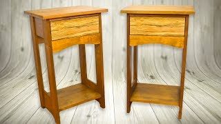 Make BedSide Tables Nightstand  Arts amp Crafts Style  Woodworking Projects [upl. by Glialentn]