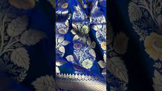 Handloom pure katan Banarasi silk saree [upl. by Hpesoj]