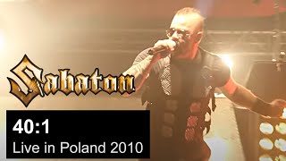 SABATON  401 Live in Poland 2010 OFFICIAL LIVE [upl. by Yug]