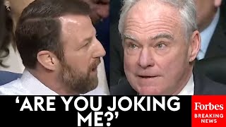 Youre Going To Sit There With A Straight Face Mullin Blows Up At Tim Kaine During Hearing [upl. by Aihset275]