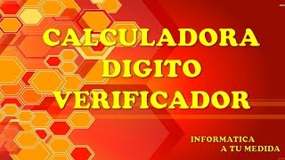 Ejercicios  Calculadora para Digito Verificador de Patentes  Excel [upl. by Talia]