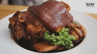 OnePot Braised Pork Trotter Recipe  卤猪蹄 [upl. by Vivyanne]