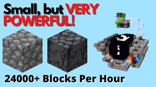 24000 item ph Cobble and Basalt Farm Tutorial Easy  Minecraft Java 116  119 Not Bedrock [upl. by Zerlina613]