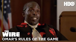 The Wire Omars Rules of the Game  HBO [upl. by Adnim]