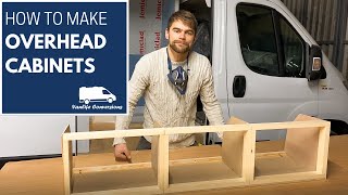 How to build overheadsupper cabinets for your van conversion  Vanlife Conversions [upl. by Doerrer]