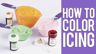 Learn How To Color Buttercream Icing [upl. by Walczak340]