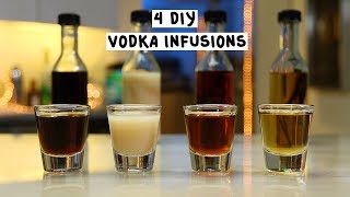 Four DIY Vodka Infusions [upl. by Anamor]