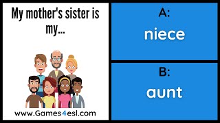 Family Members Quiz [upl. by Couhp505]