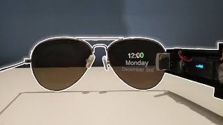 OLD VERSION  DIY Smart Glasses at home  ArduinoESP Project [upl. by Nossyla103]