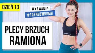 Wyzwanie 30 DNI 🔥 Dzień 13 Ramiona Plecy Brzuch  Monika Kołakowska [upl. by Giarc]