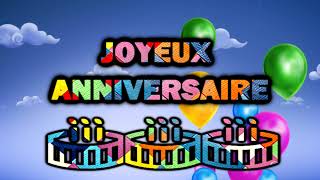 French Circles  Joyeux Anniversaire  French Songs with subtitles [upl. by Barvick]