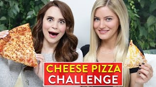 CHEESE PIZZA CHALLENGE ft iJustine [upl. by Georas]