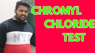 CHROMYL CHLORIDE TEST  d block elements  BHARAT PANCHAL SIR [upl. by Nnylyt280]