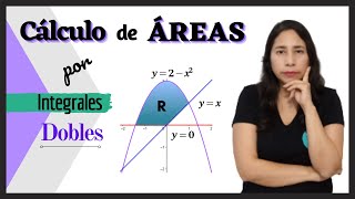 Cómo Calcular el área por INTEGRALES DOBLES [upl. by Roze688]