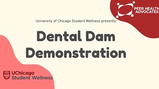 Dental Dam Demonstration [upl. by Ivatts]