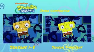 SpongeBob SquarePants 1999present Intro Comparison [upl. by Wolfgang]