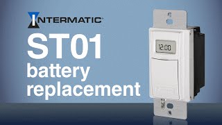 ST01 Programmable Timer Battery Replacement [upl. by Astrahan]